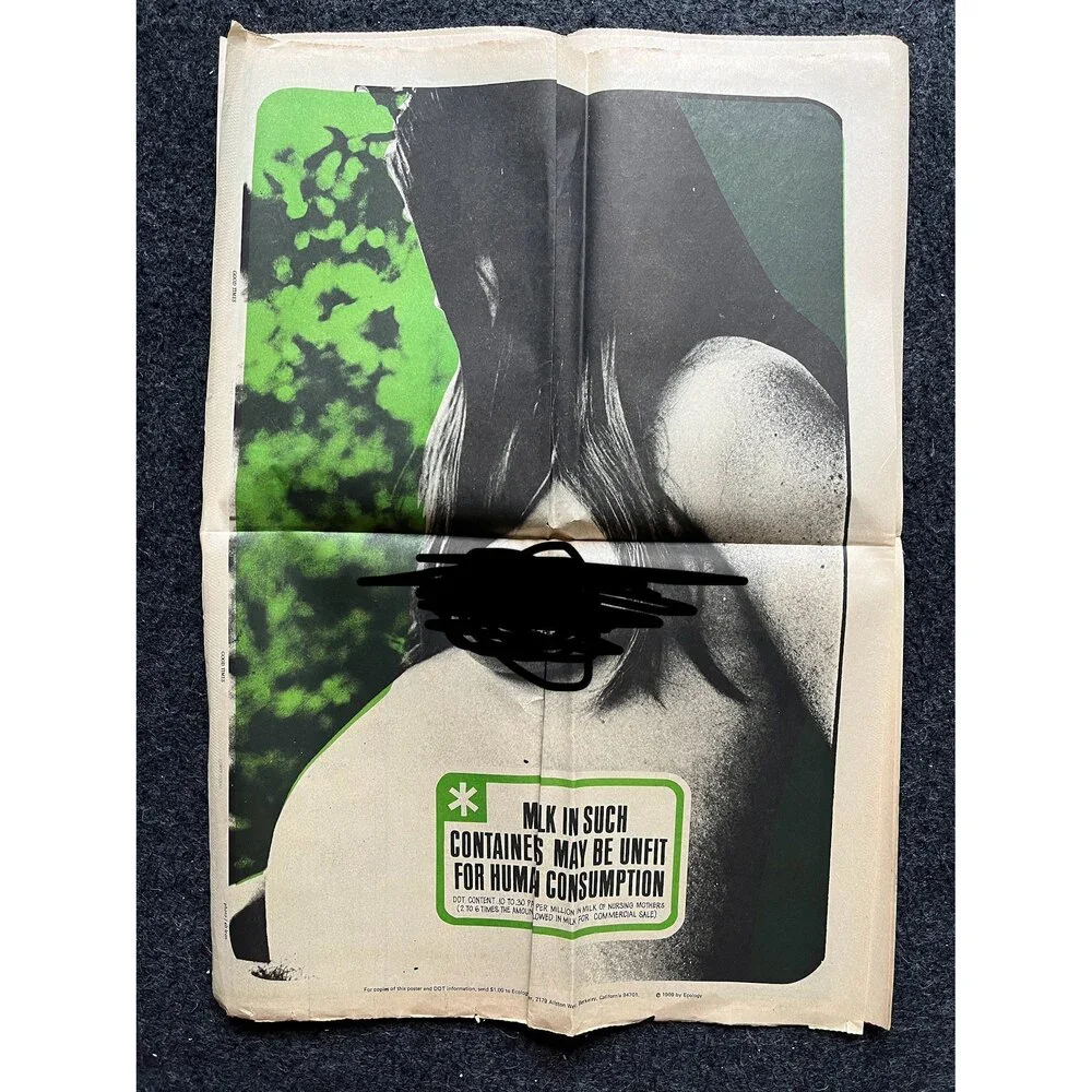 1970s High Times Underground Newspaper, Black Panther Party, Vintage Antique Co